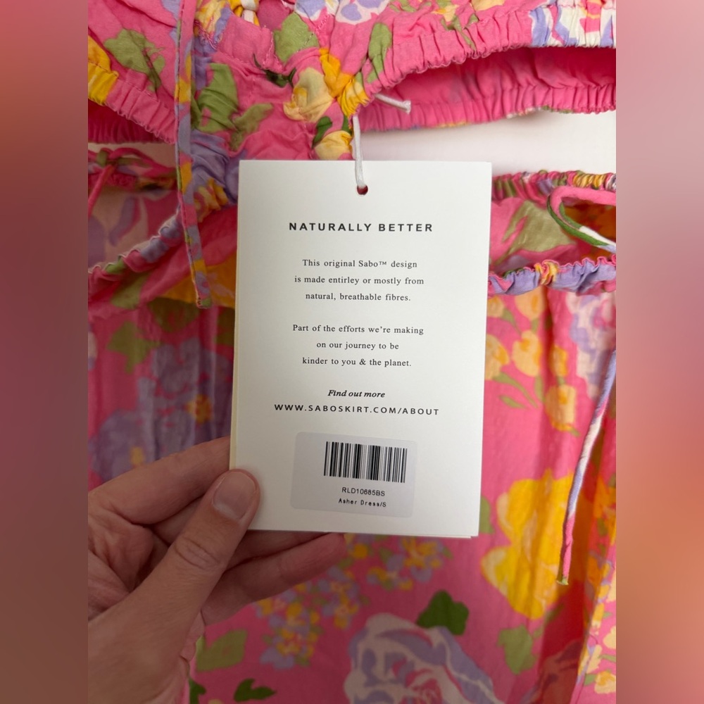 NWT Sabo Skirt Asher Maxi Dress in Corsage Spring- Size Small (US 4) - Picture 12 of 15